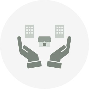 事業用の賃貸契約の実績が多い